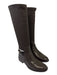 Aquatalia Shoe Size 10.5 Dark Chocolate Brown Leather Upper Buckle Detail Boots Dark Chocolate Brown / 10.5