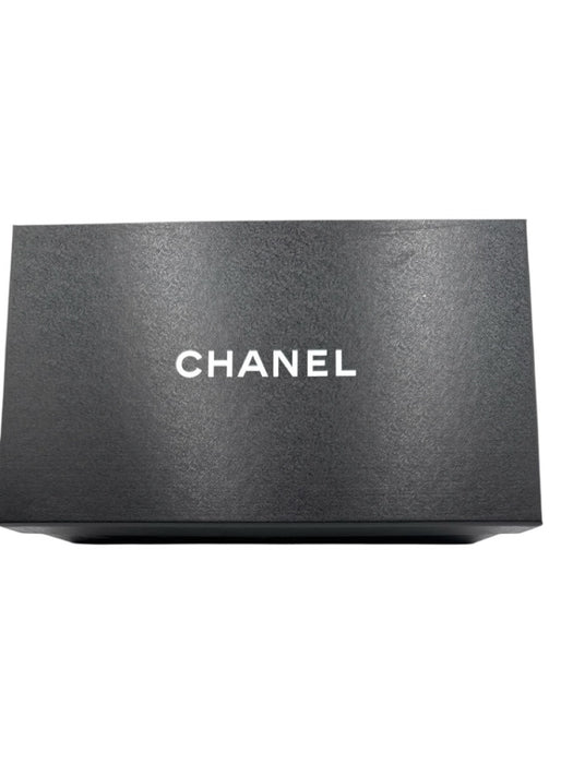 Chanel Shoe Size 42 Burgundy Red Leather Quilted Round Cap Toe Ballet Flats Burgundy Red / 42