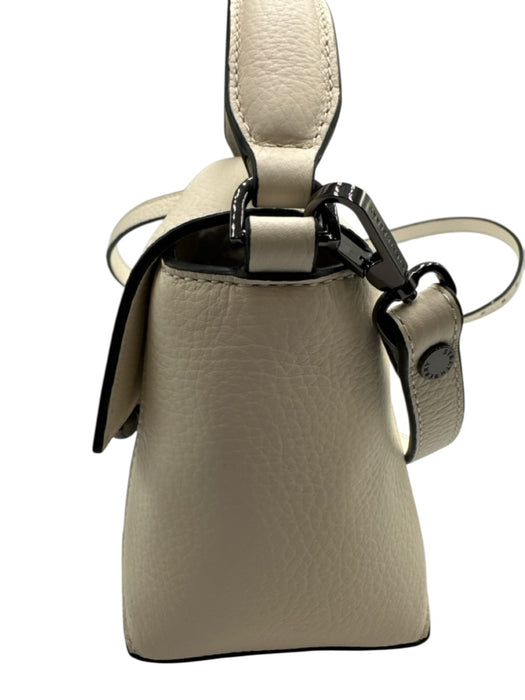 Strathberry Bag Small Ivory White Leather Crossbody Strap Ivory White / Small