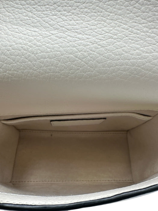 Strathberry Bag Small Ivory White Leather Crossbody Strap Ivory White / Small