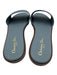 Christian Dior Shoe Size 42 Dusty Blue Leather Textile Logo Open Toe Sandals Dusty Blue / 42