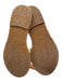 Celine Shoe Size 41 Beige & Tan Leather Textile Triomphe Open Toe Slide Sandals Beige & Tan / 41