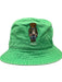 Polo Ralph Lauren Green & Blue Cotton Eyelet Teddy Bear Embroidered Bucket Hat Green & Blue / L/XL