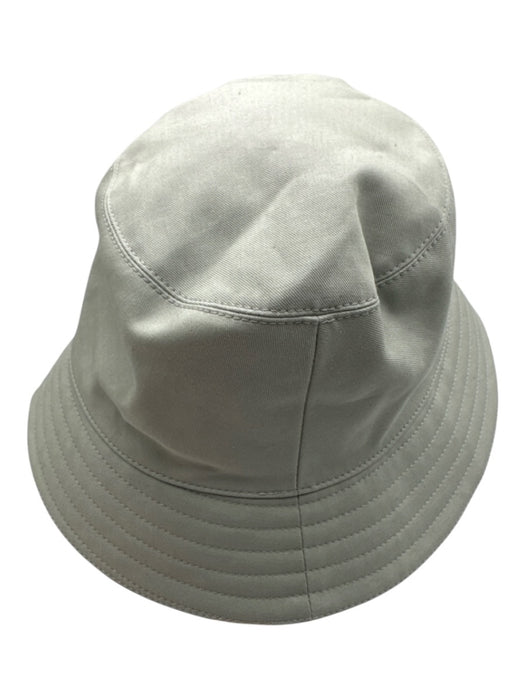 Hermes Gray & Blue Cotton Patch Boucle Bucket Hat Gray & Blue / 60