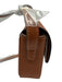 Celine Brown Leather Shoulder Bag Logo Gold Detail Dust Bag Incl. Bag Brown / Small