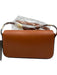 Celine Brown Leather Shoulder Bag Logo Gold Detail Dust Bag Incl. Bag Brown / Small