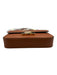 Celine Brown Leather Shoulder Bag Logo Gold Detail Dust Bag Incl. Bag Brown / Small