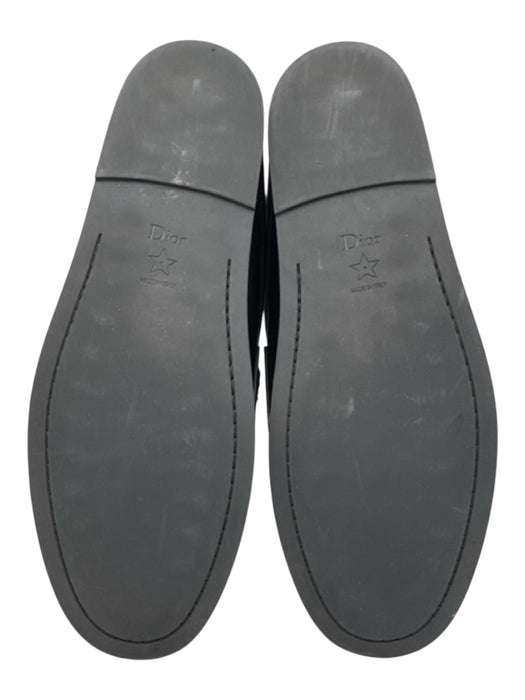 Christian Dior Shoe Size 41 Black Calf Leather Leather Loafer Mule Mules Black / 41