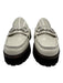 Gucci Shoe Size 41 White Leather Horsebit Detail Loafer Round Toe Platform Mules White / 41