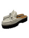 Gucci Shoe Size 41 White Leather Horsebit Detail Loafer Round Toe Platform Mules White / 41