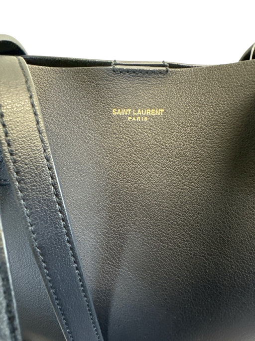 Saint Laurent Deep Blue Leather Tote Shoulder Pouch Inc. Bag Deep Blue / Medium