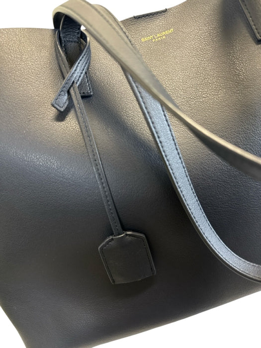 Saint Laurent Deep Blue Leather Tote Shoulder Pouch Inc. Bag Deep Blue / Medium
