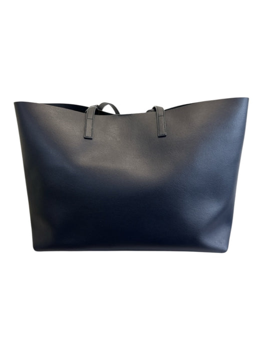 Saint Laurent Deep Blue Leather Tote Shoulder Pouch Inc. Bag Deep Blue / Medium