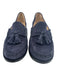 Stuart Weitzman Shoe Size 11 Navy Blue & Black Suede Tassel Detail Loafers Navy Blue & Black / 11