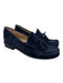 Stuart Weitzman Shoe Size 11 Navy Blue & Black Suede Tassel Detail Loafers Navy Blue & Black / 11