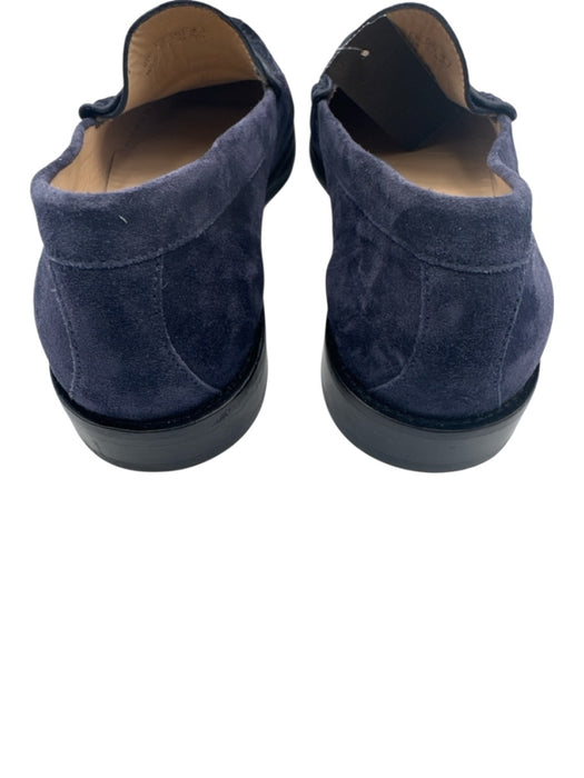 Stuart Weitzman Shoe Size 11 Navy Blue & Black Suede Tassel Detail Loafers Navy Blue & Black / 11