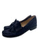 Stuart Weitzman Shoe Size 11 Navy Blue & Black Suede Tassel Detail Loafers Navy Blue & Black / 11