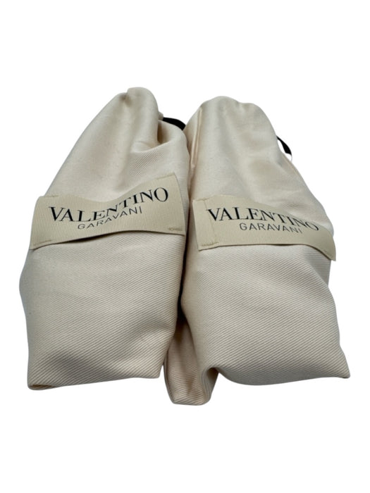 Valentino Garavani Shoe Size 42 Brown & Cream Pony Hair Cap Toe Bow Detail Flats Brown & Cream / 42