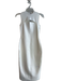 VB Body by Victoria Beckham Size UK/10 White Viscose Body Con Solid Midi Dress White / UK/10