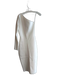 VB Body by Victoria Beckham Size S White Viscose Body Con Assymetric Midi Dress White / S