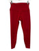 Alo Size XS Red Nylon Blend Wide Waist Band Full Leg Pants Red / XS