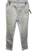 Oscar de la Renta Size 10 White Cotton Slim Straight Mid Rise Pants White / 10