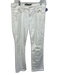 Joe's Size 32 White Cotton Mid Rise Zip Up Straight Pants White / 32