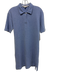 Loro Piana Size L Blue Cotton 1/2 Sleeve Knit Polo Dress Blue / L
