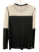 Vince Size XS White, Navy, Black Rayon Blend Long Sleeve Colorblock Top White, Navy, Black / XS