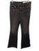 Rag & Bone Size 28 Faded Black Cotton Denim Mid Rise Whiskering Flare Jeans Faded Black / 28