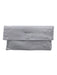Jimmy Choo Ivory White Textile Flap Gold Hardware Shimmer Clutch Bag Ivory White / Small