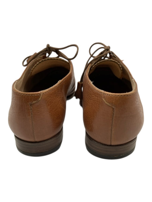 Tacco Footwear Shoe Size 8.5 Camel Brown Leather Cord Leather Tassel Loafers Camel Brown / 8.5