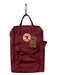 FJALLRAVEN KANKEN Beet Canvas Backpack Top Handles Front Pocket Square Bag Beet / M/L