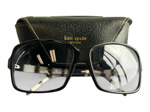Kate Spade Black Square frame Gradient Oversize Sean Utility Sunglasses Black