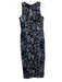 Dress the Population Size M Navy Polyester Sequin Round Neck Below Knee Dress Navy / M