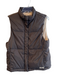 Ugg Australia Size M Brown Polyester Down Fill Snap Button Close Puffer Vest Brown / M