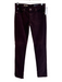 Adriano Goldschmied Size 28 Bordeaux Cotton Corduroy Mid Rise Zip Fly Pants Bordeaux / 28
