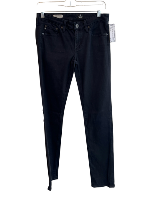 Adriano Goldschmied Size 28 Black Wash Cotton Blend 5 Pocket Mid Rise Pants Black Wash / 28