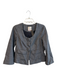 Rebecca Taylor Size 4 Gray Wool Scoop Neck Logo rosette Jacket Gray / 4