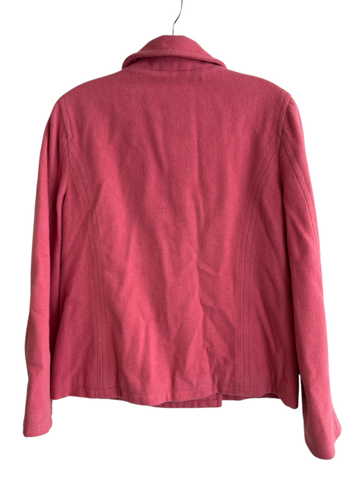 Abercrombie & Fitch Size M Pink Wool Blend Double Breast Button Down Jacket Pink / M