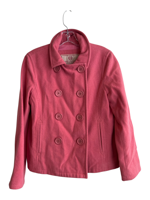 Abercrombie & Fitch Size M Pink Wool Blend Double Breast Button Down Jacket Pink / M