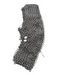 No Brand Silver Metal Pearl Detail Chain Link 2 inch Accessory Silver