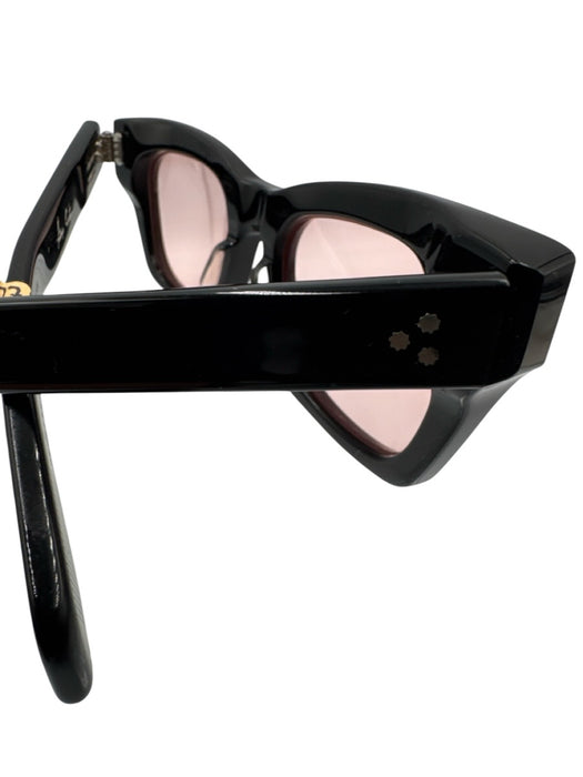 Jacques Marie Mage Black Acetate Tinted Cat Eye Sunglasses Black