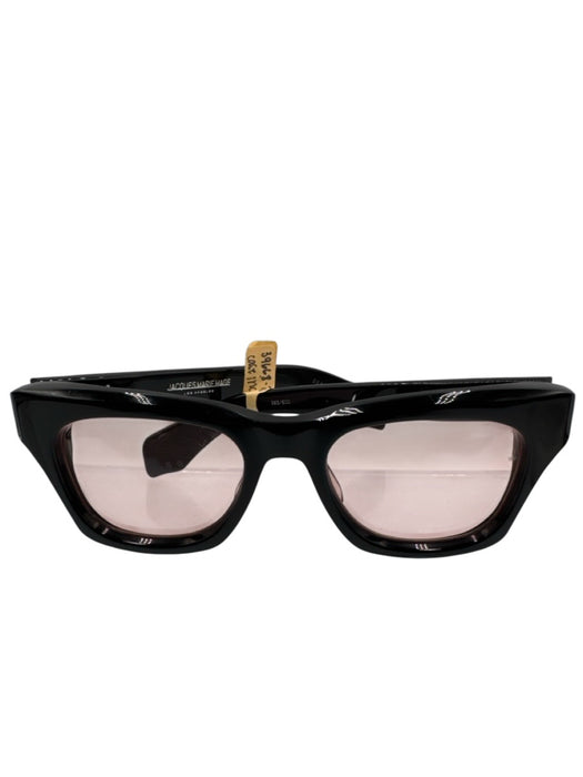 Jacques Marie Mage Black Acetate Tinted Cat Eye Sunglasses Black