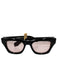 Jacques Marie Mage Black Acetate Tinted Cat Eye Sunglasses Black