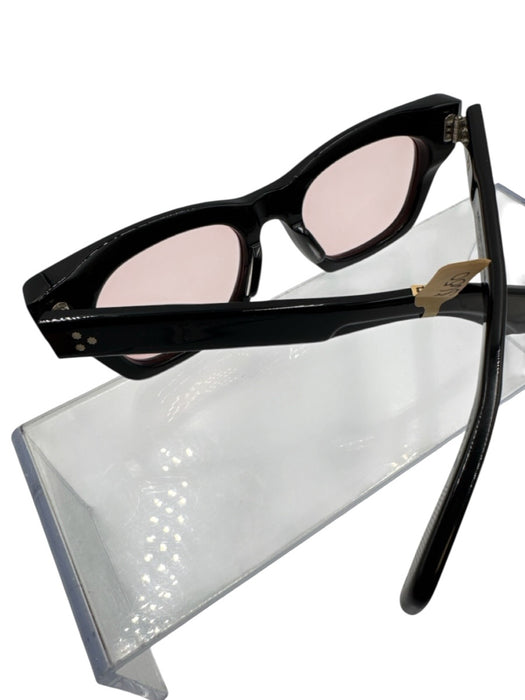 Jacques Marie Mage Black Acetate Tinted Cat Eye Sunglasses Black