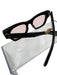 Jacques Marie Mage Black Acetate Tinted Cat Eye Sunglasses Black