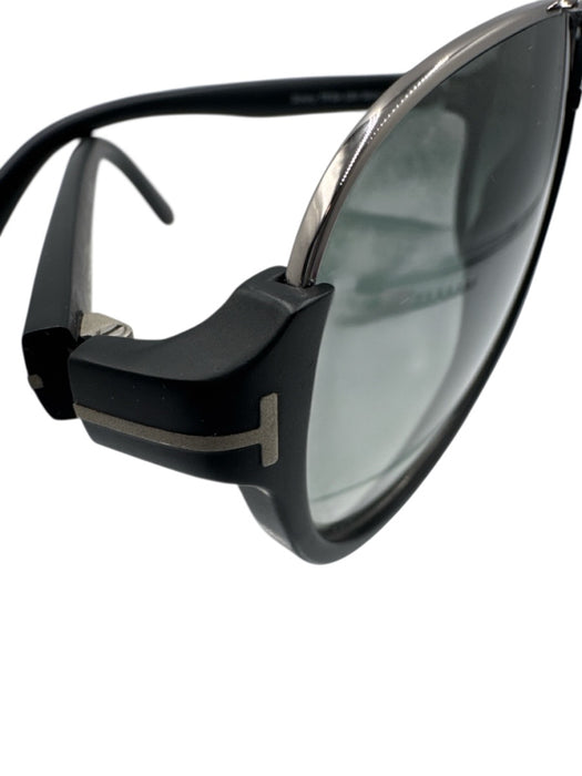 Tom Ford Black & Silver Men's Sunglasses Black & Silver