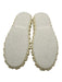 Stuart Weitzman Shoe Size 6.5 White & Cream Leather Faux Fur Trim Sneakers White & Cream / 6.5