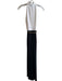 Trina Turk Size 0 White & Black No Fabric Tag Sleeveless High Neck Jumpsuit White & Black / 0